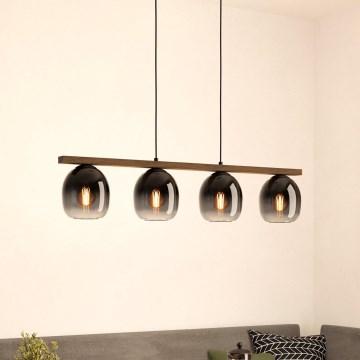 Eglo - Loftlampe med ledning 4xE27/40W/230V