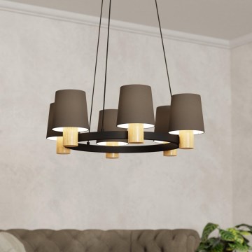 Eglo - Loftlampe med wire 6xE27/40W/230V