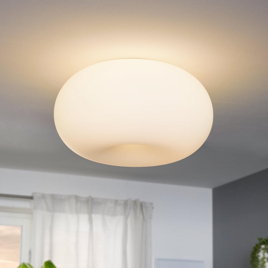 EGLO - Loftlampe OPTICA 2xE27/60W/230V opalglas diameter 35 cm