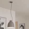 Eglo - Loftlampe på ledning 1xE27/40W/230V grå