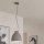 Eglo - Loftlampe på ledning 1xE27/40W/230V grå