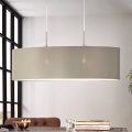 Eglo - Loftlampe på ledning 2xE27/60W/230V taupe
