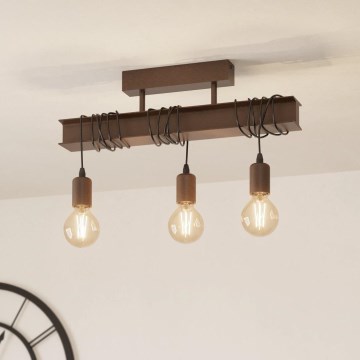 Eglo - Loftlampe TOWNSHEND 3xE27/60W/230V