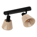 Eglo - Loftspot 2xE14/40W/230V beige/sort