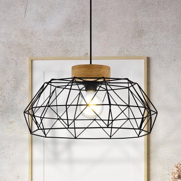 Eglo - Lysekrone i en snor 1xE27/60W/230V
