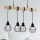 Eglo - Lysekrone i en snor TOWNSHEND 4xE27/60W/230V basket