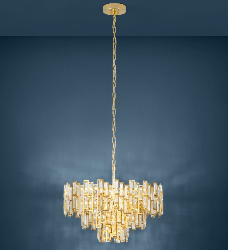 Eglo - Lysekrone i kæde 10xE14/25W/230V diam. 63 cm