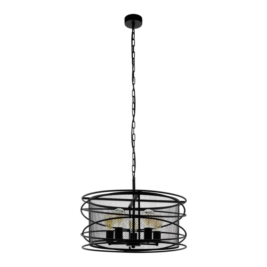 Eglo - Lysekrone i kæde 5xE27/60W/230V