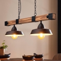 Eglo - Lysekrone med kæde 2xE27/60W/230V