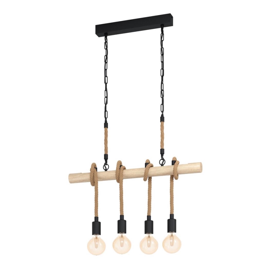 Eglo - Lysekrone på en kæde 4xE27 / 40W / 230V