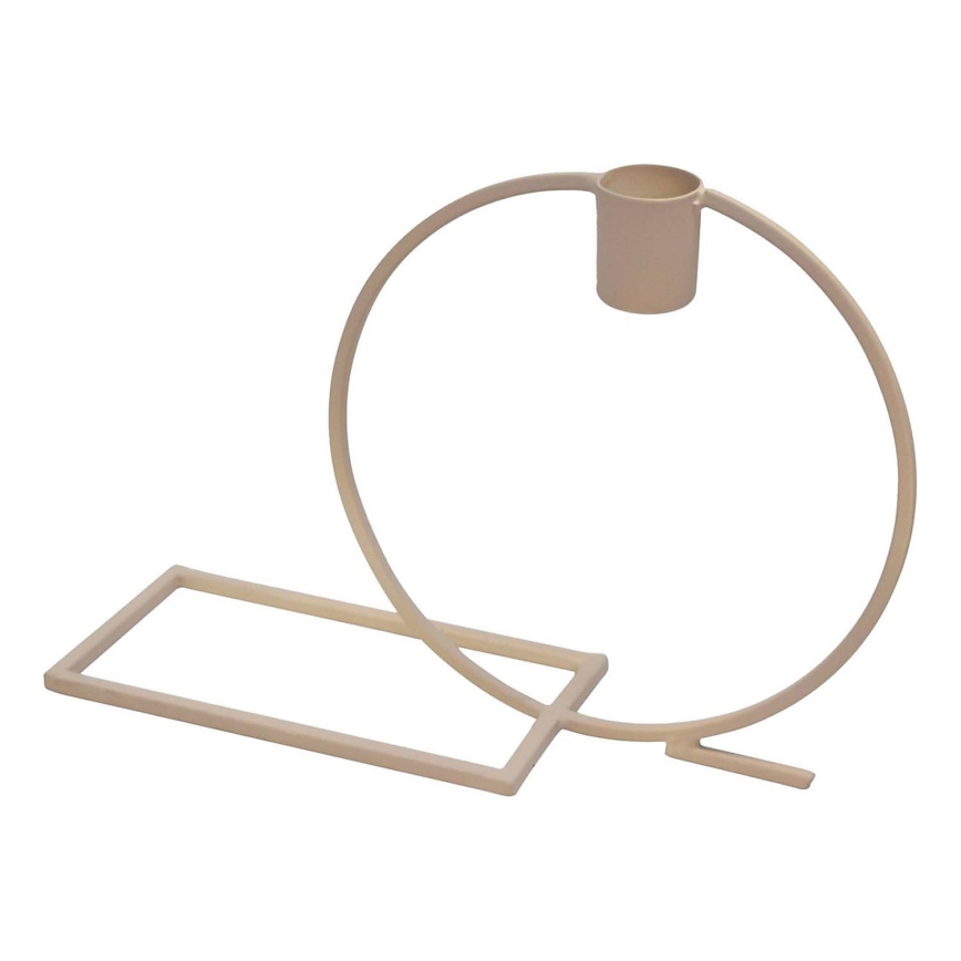 Eglo - Lysestage 15x22,5 cm beige