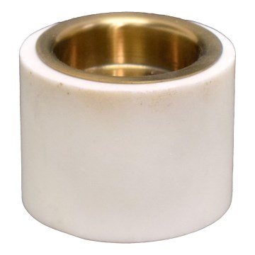 Eglo - Lysestage 4,5x6 cm marmor/hvid
