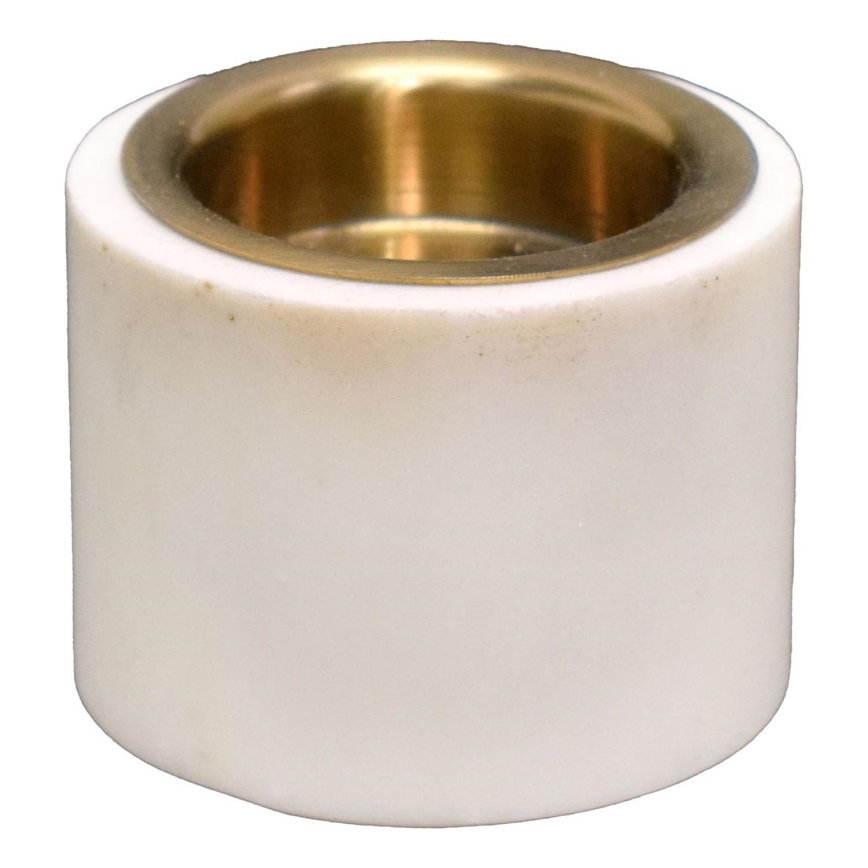Eglo - Lysestage 4,5x6 cm marmor/hvid