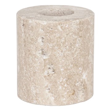 Eglo - Lysestage 5x5 cm beige marmor/beige