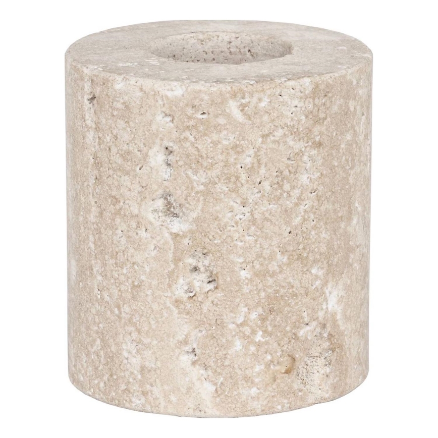 Eglo - Lysestage 5x5 cm beige marmor/beige