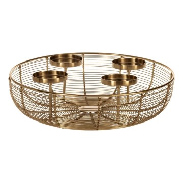 Eglo - Lysestage diameter 36 cm guldfarvet
