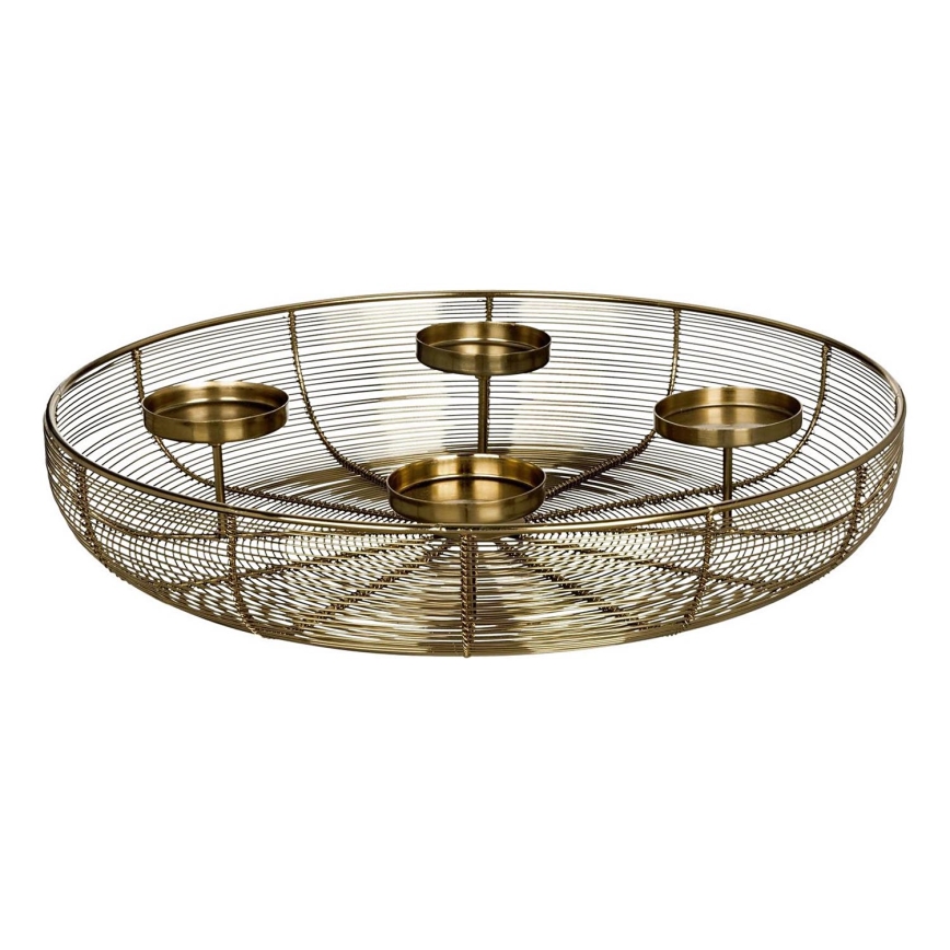 Eglo - Lysestage diameter 45 cm guldfarvet