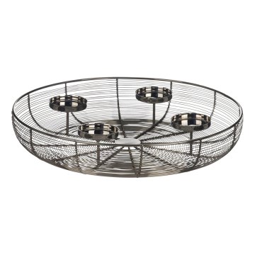 Eglo - Lysestage diameter 45 cm skinnende krom