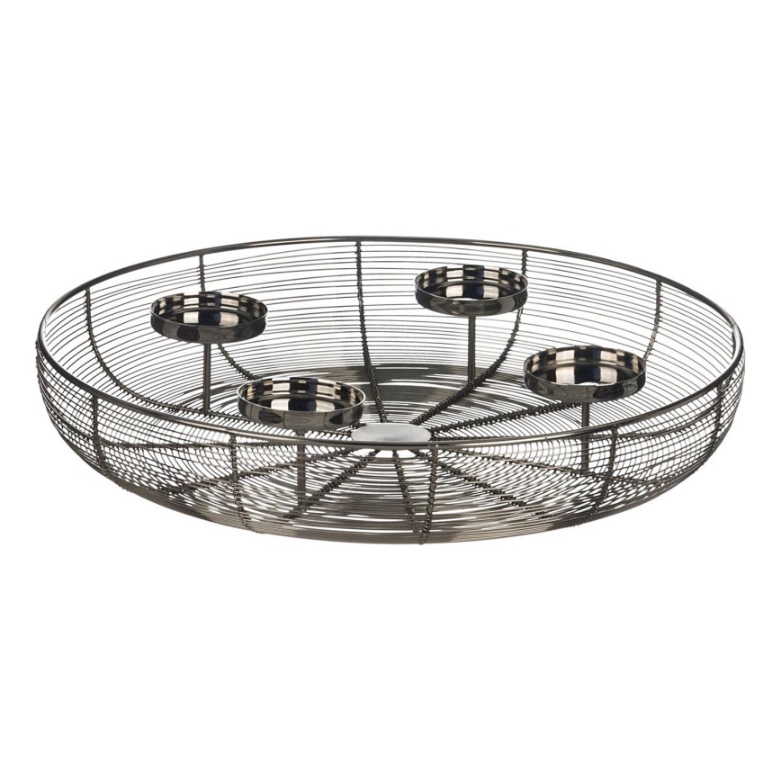 Eglo - Lysestage diameter 45 cm skinnende krom