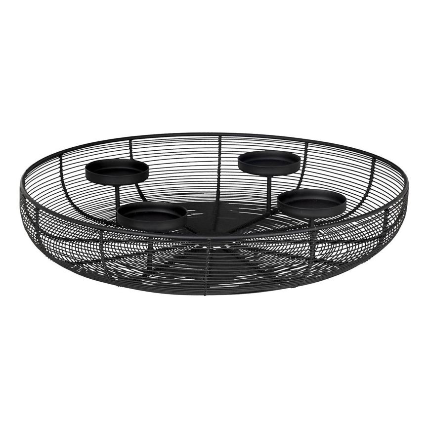 Eglo - Lysestage diameter 45 cm sort
