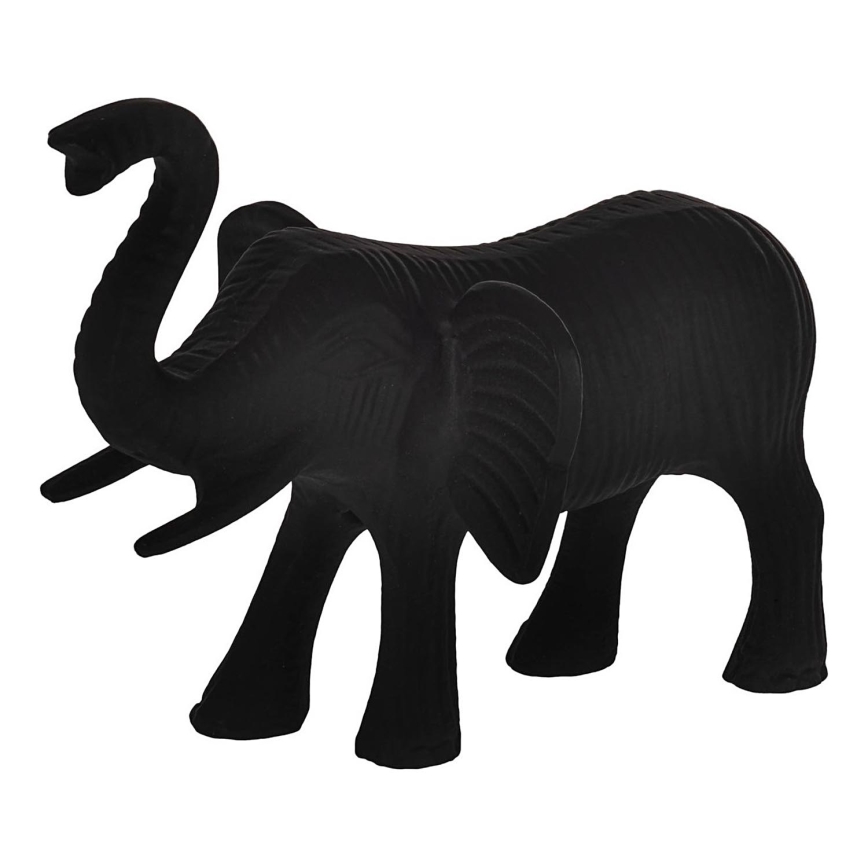 Eglo - Metal dekoration 15x18,5 cm elefant/sort