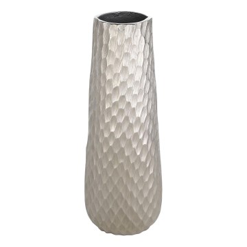 Eglo - Metalvase 40,5x14 cm sølvfarvet