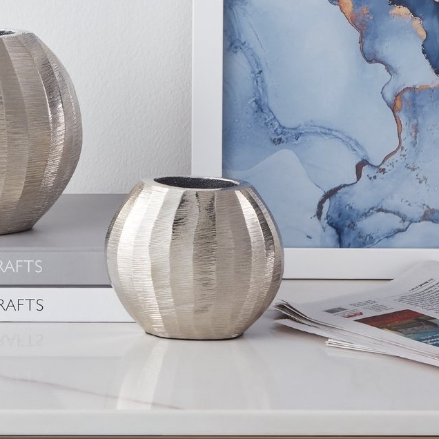 Eglo - Metalvase 9,5x11 cm mat krom