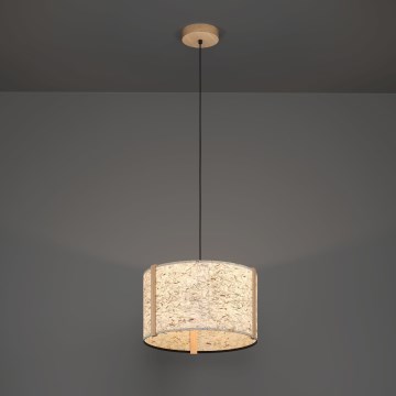 Eglo - Pendel 1xE27/25W/230V beige