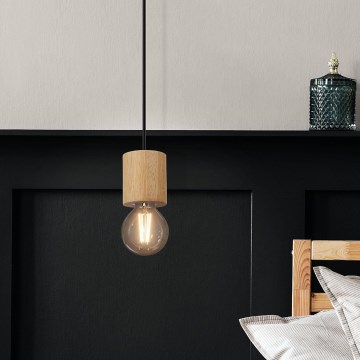 Eglo - Pendel 1xE27/28W/230V - FSC certificeret