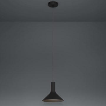 Eglo - Pendel 1xE27/28W/230V sort