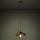 Eglo - Pendel 1xE27/40W/230V 41 cm sort/guldfarvet