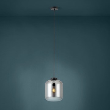 Eglo - Pendel 1xE27/40W/230V diameter 25 cm røget