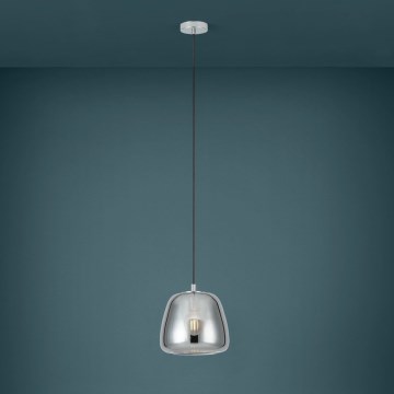 Eglo - Pendel 1xE27/40W/230V diameter 26 cm røget