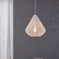 Eglo - Pendel 1xE27/40W/230V diameter 33,5 cm hvid