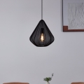 Eglo - Pendel 1xE27/40W/230V diameter 33,5 cm sort