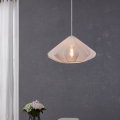 Eglo - Pendel 1xE27/40W/230V diameter 42,5 cm hvid