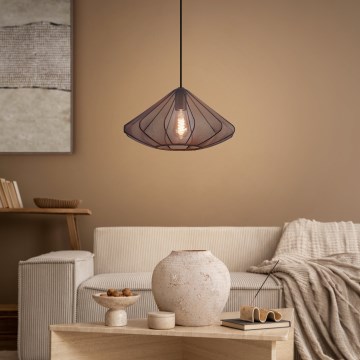 Eglo - Pendel 1xE27/40W/230V diameter 42,5 cm sort