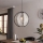 Eglo - Pendel 1xE27/40W/230V diameter 48 cm hvid/sort