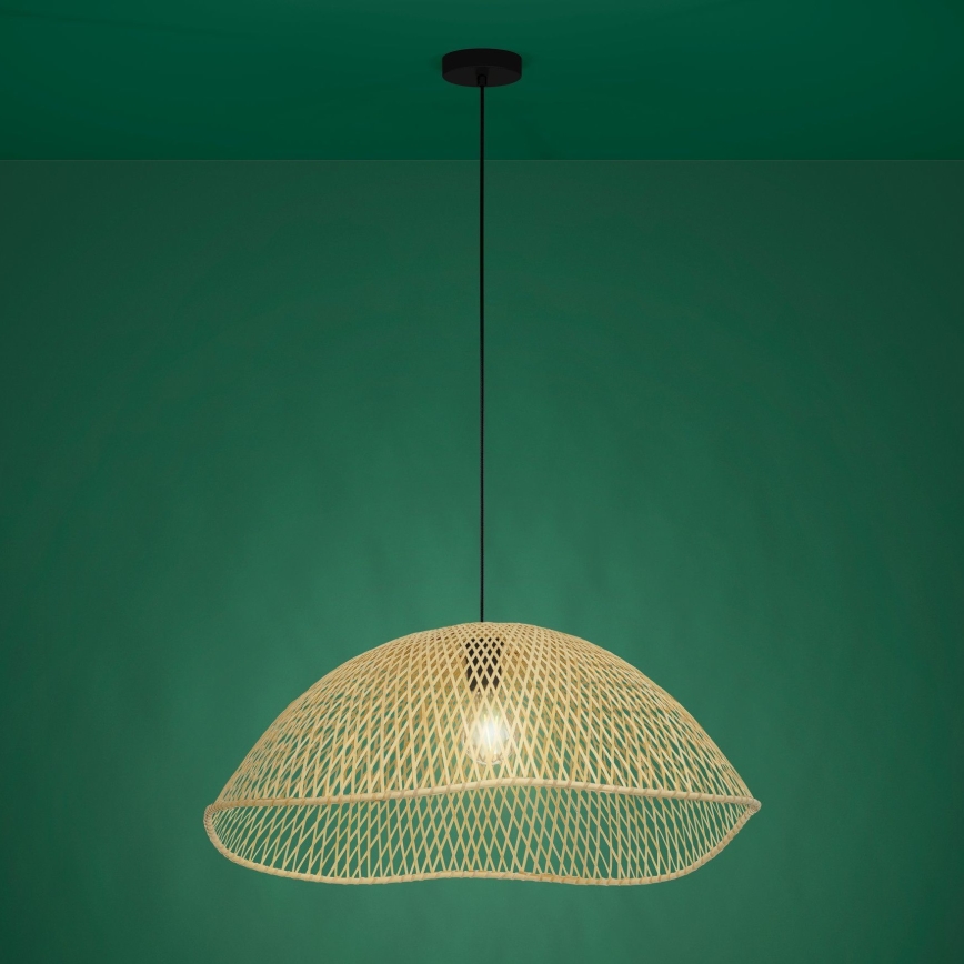 Eglo - Pendel 1xE27/40W/230V diameter 72 cm bambus