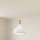 Eglo - Pendel 1xE27/60W/230V diameter 28 cm hvid - FSC certificeret