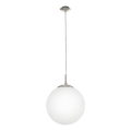 EGLO - Pendel 1xE27/60W/230V diameter 30 cm hvid