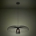 Eglo - Pendel 1xE27/60W/230V diameter 77 cm sort