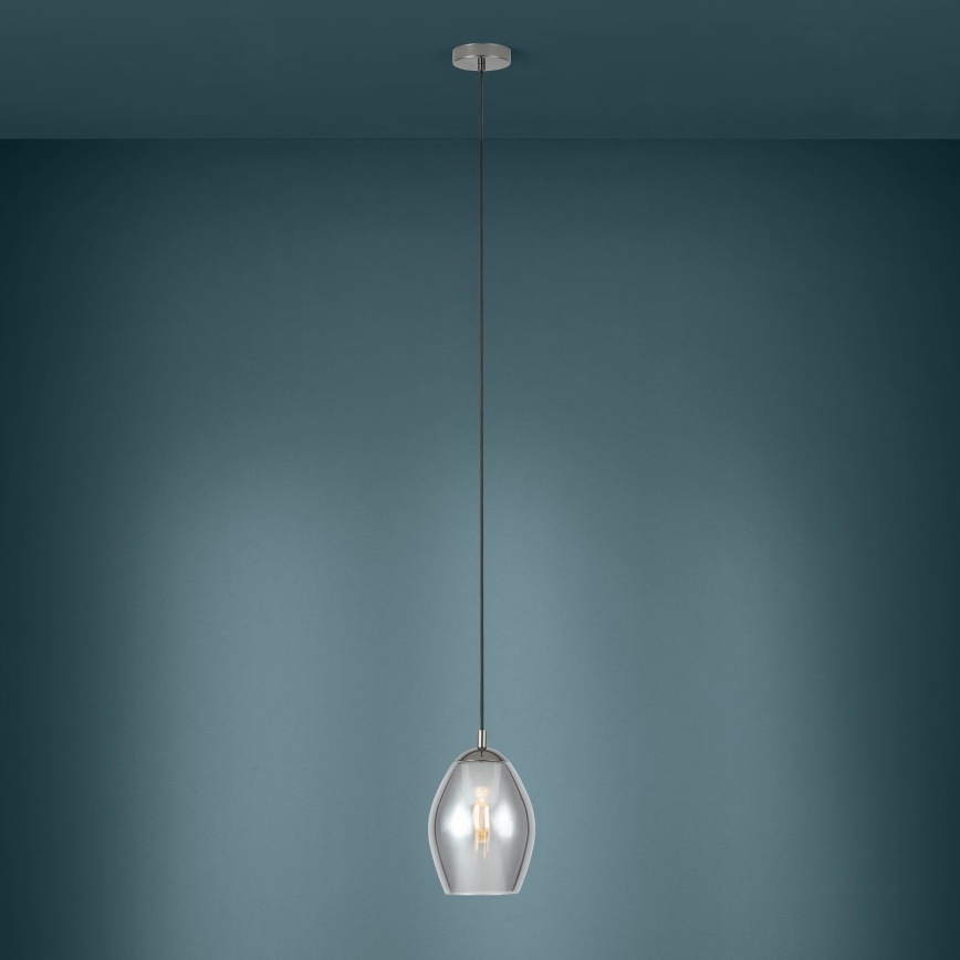 Eglo - Pendel 1xE27/60W/230V røget