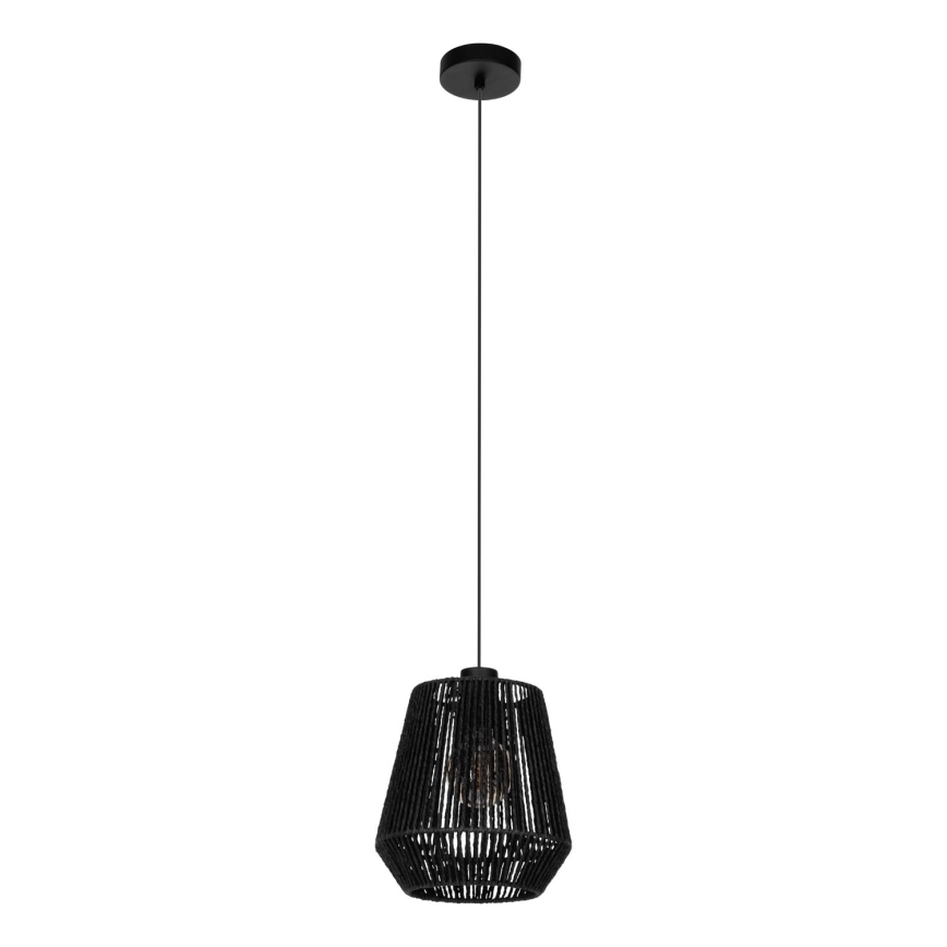 Eglo - Pendel 1xE27/60W/230V sort