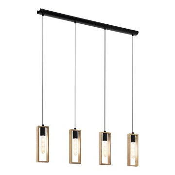 Eglo - Pendel med kabel 4xE27/60W/230V