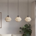 Eglo - Pendel på wire 3xE27/40W/230V cremefarvet