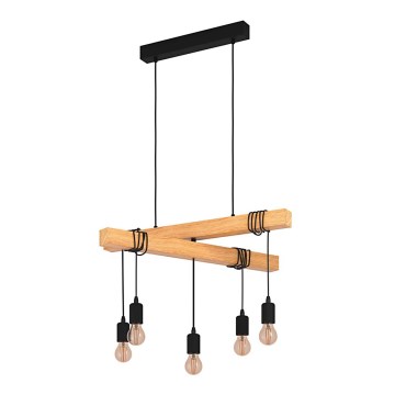 Eglo - Pendel TOWNSHEND 5xE27/60W/230V
