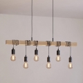 Eglo - Pendel TOWNSHEND 6xE27/60W/230V - FSC certificeret