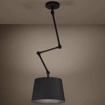 Eglo - Pendellampe 1xE27/40W/230V sort
