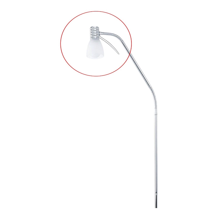 Eglo - Reserveglas til gulvlampe PRINCE hvid